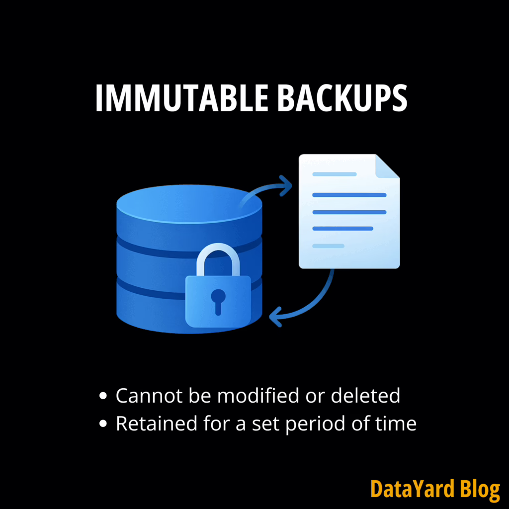 Immutable backups and immutable backup solution blog