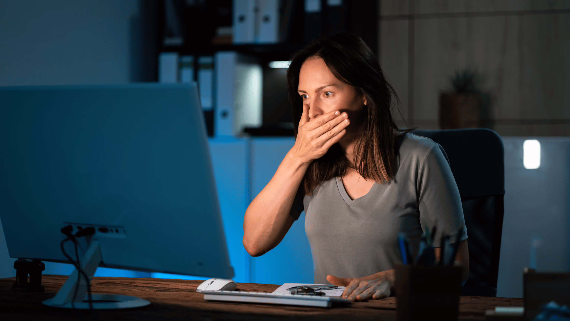 Showing an example of someone getting a cyberattack due to an email click, the importance of endpoint protection using endpoint security solutions 