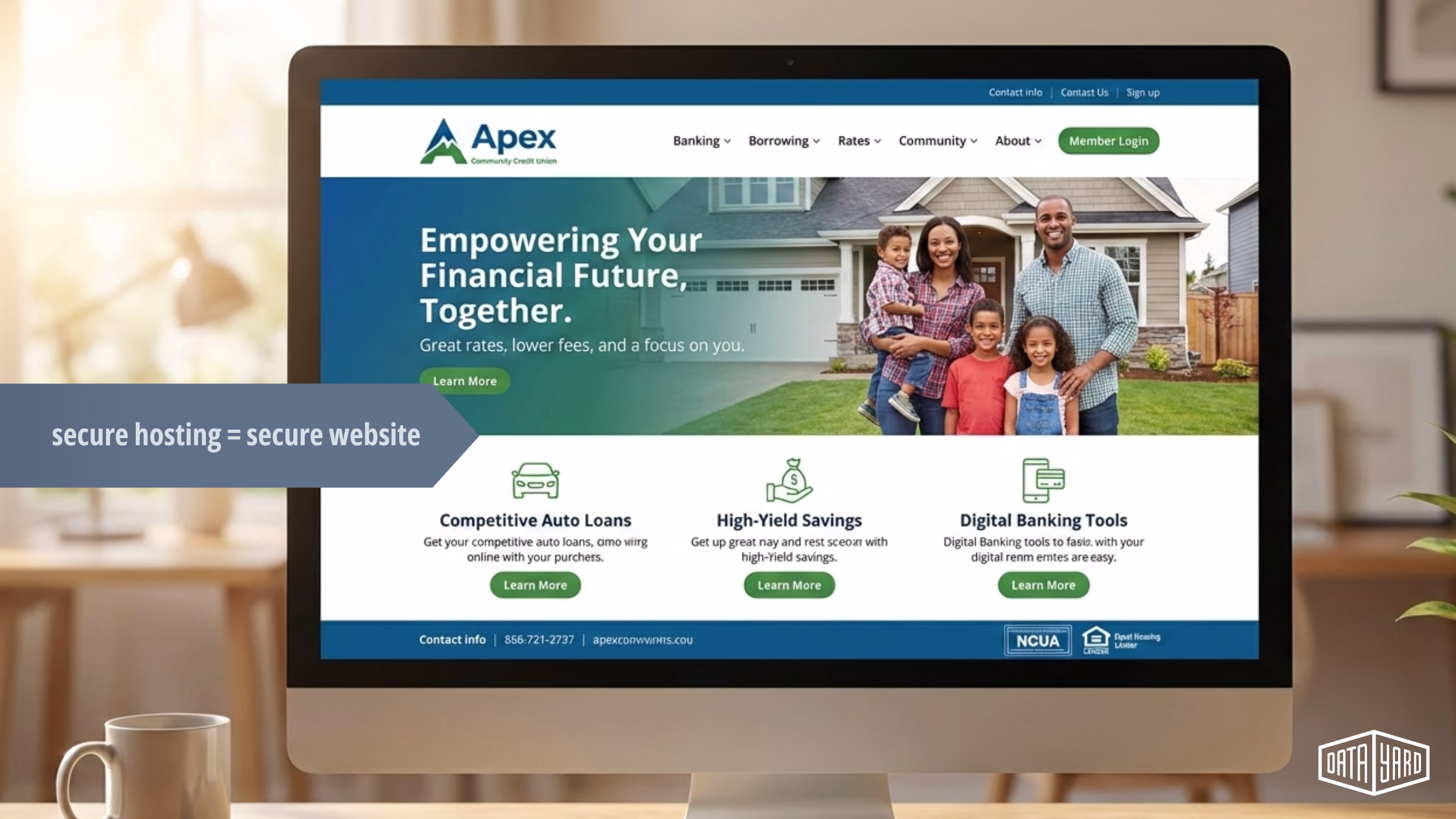 Credit Union Website Hosting - Credit Union Cloud Hosting - Private Cloud Hosting